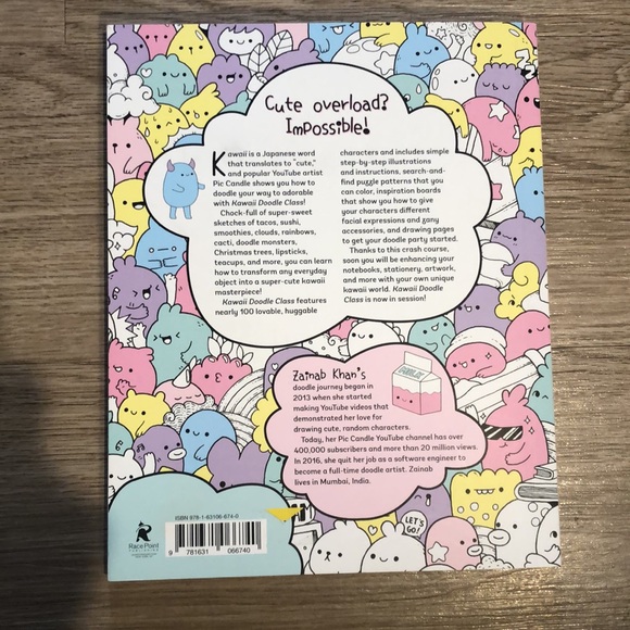 NWOT Kawai Doodle Class Book 144 Page Book - Picture 2 of 12